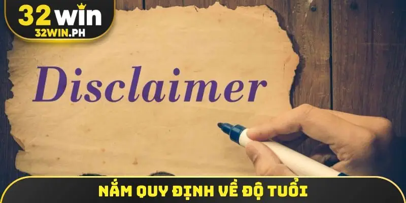 Nắm quy định về độ tuổi
