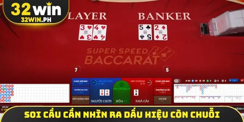 Soi cầu cần nhìn ra dấu hiệu còn chuỗi