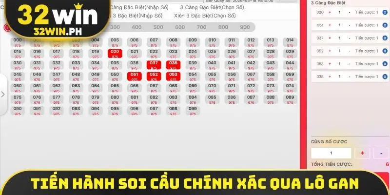Tiến hành soi cầu chính xác qua lô gan